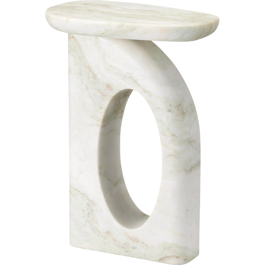 Bilbao Onyx Accent Table by Currey and Company in natural. Made from aravali onyx in a unique style.