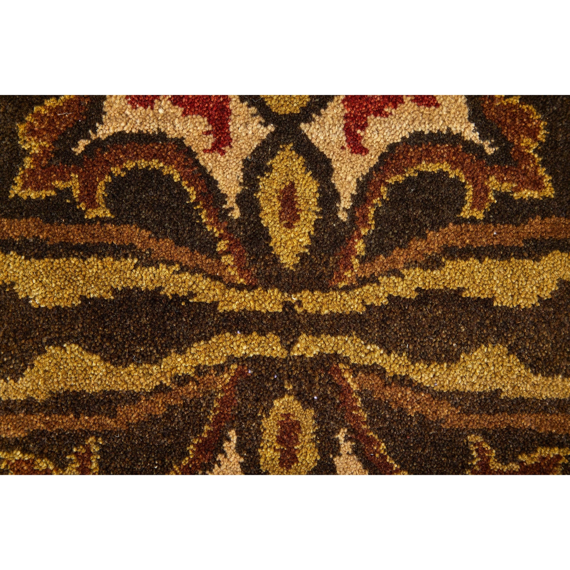 Amzad Wool Rug - 6115F by Feizy in brown, rust. Made from wool in a unique style.