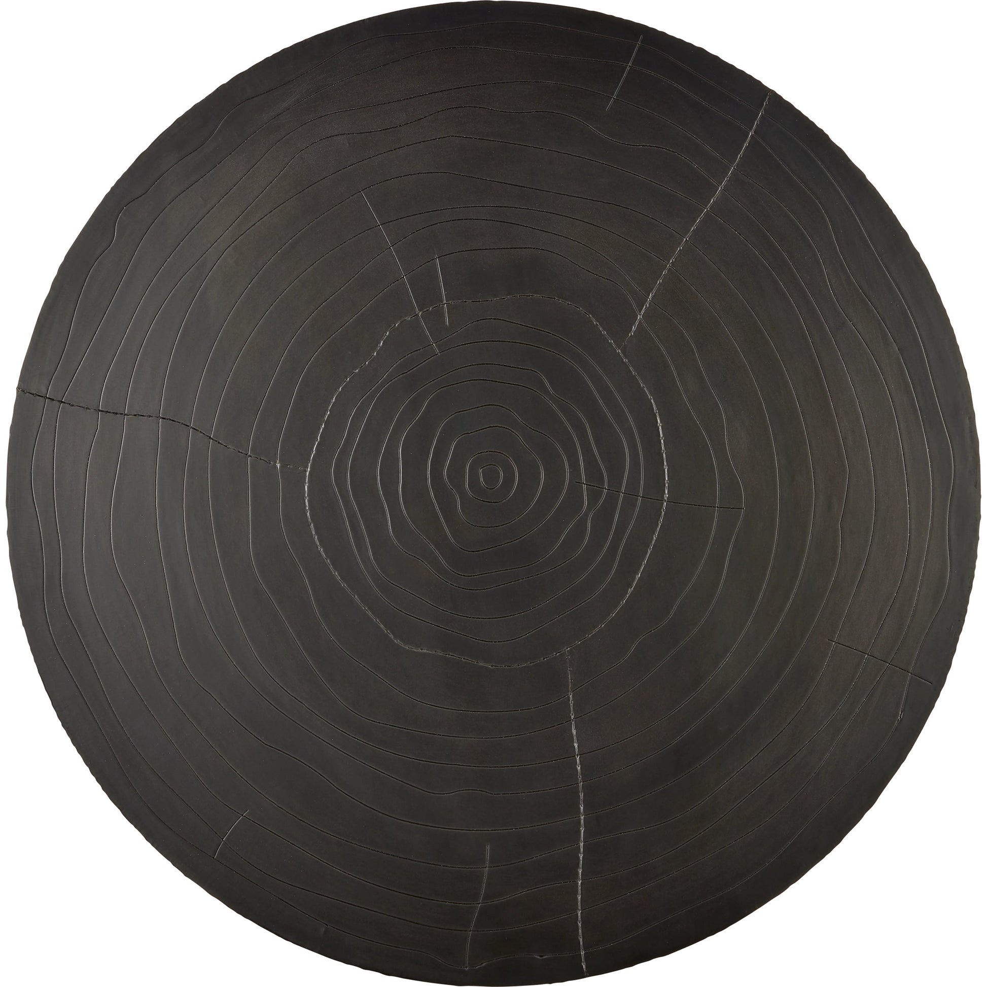 Terra Cocktail Table by Currey and Company in bronze, brass. Made from natural wood, brass in a modern style.