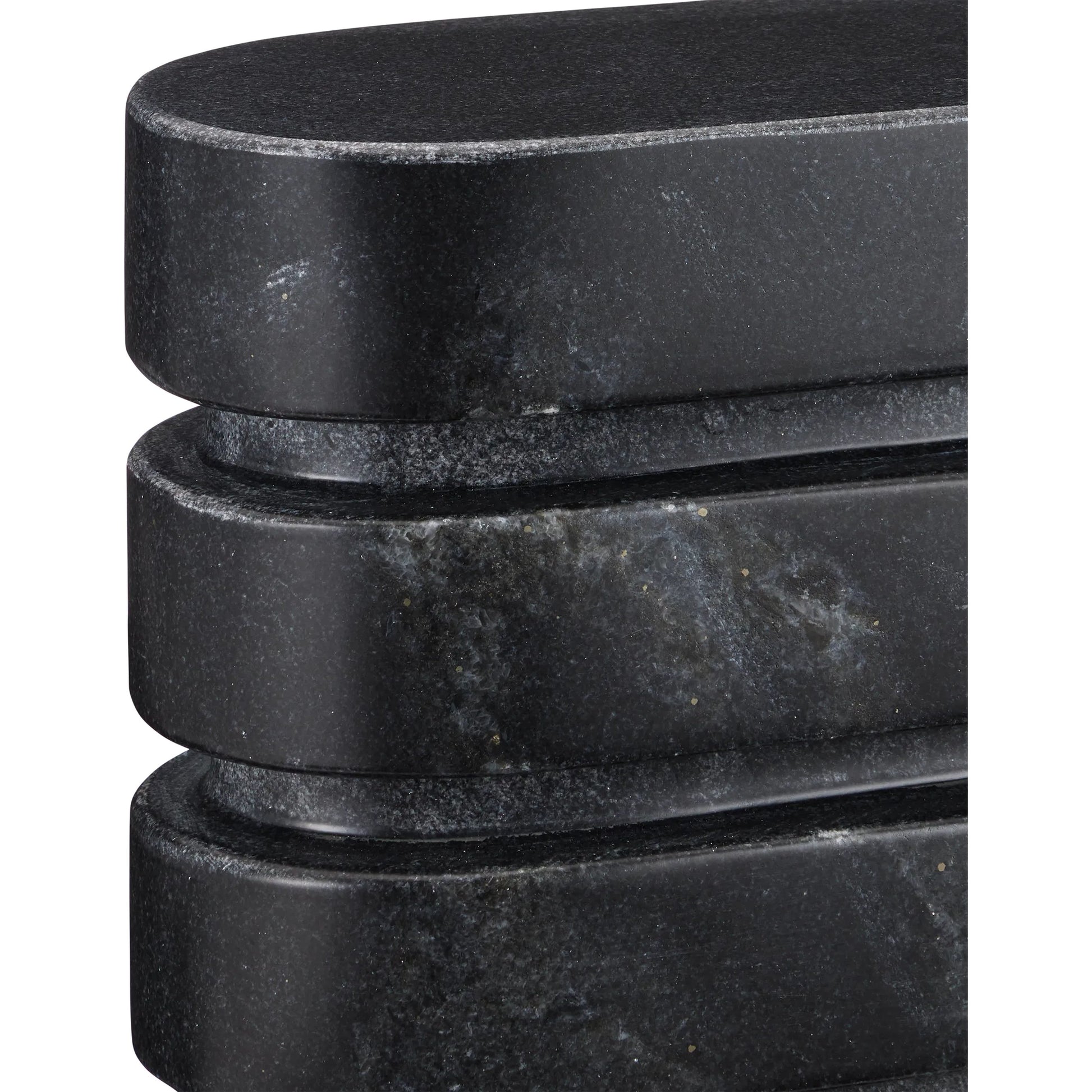 Bheslana Marble Object Set by Currey and Company in natural. Made from bheslana marble in a modern style.