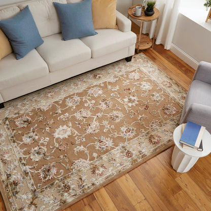 Prescott Traditional & Botanical Rug - 8939F by Feizy. Made from viscose, wool in a unique style.