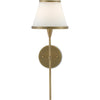 Antique Brass, Opaque Glass