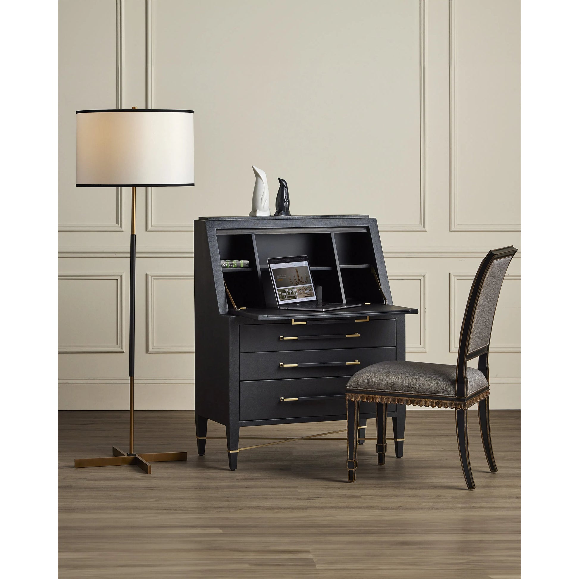 Verona Secretary Desk by Currey and Company. Made from unique in a traditional style.