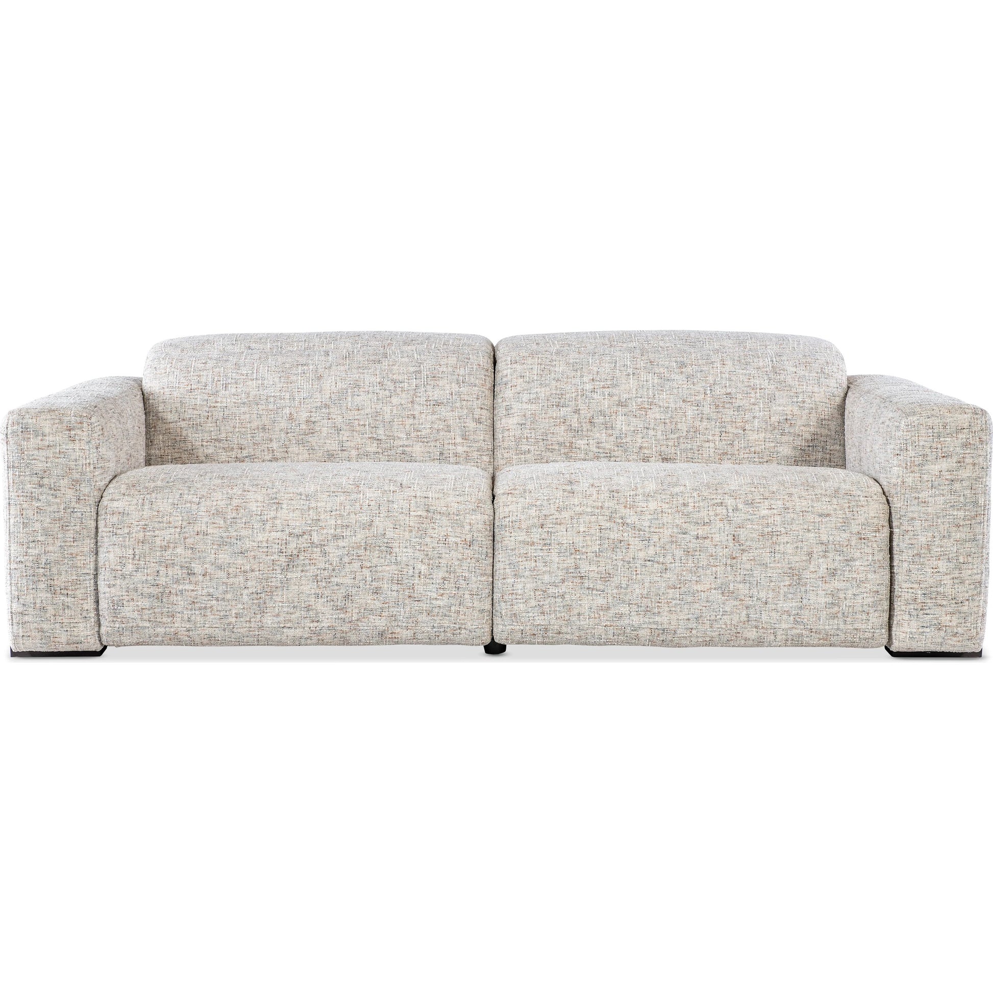 Atlas Power 2 Seat Sofa with Power Headrest by Hooker Furniture in odyssey frost and ebony. Made from fabric in a transitional style.