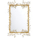 Forget-Me-Not Mirror by Currey and Company. Made from crystal, metal, glass in a modern style.