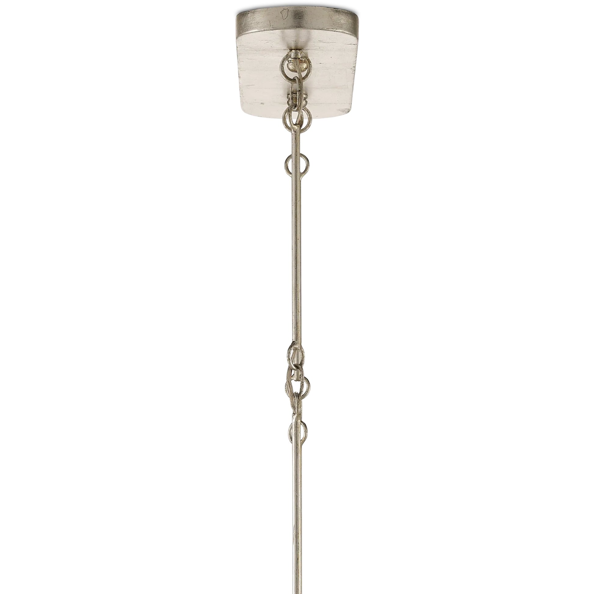 Grand Lotus Oval Chandelier by Currey and Company. Made from wrought iron in a modern style.