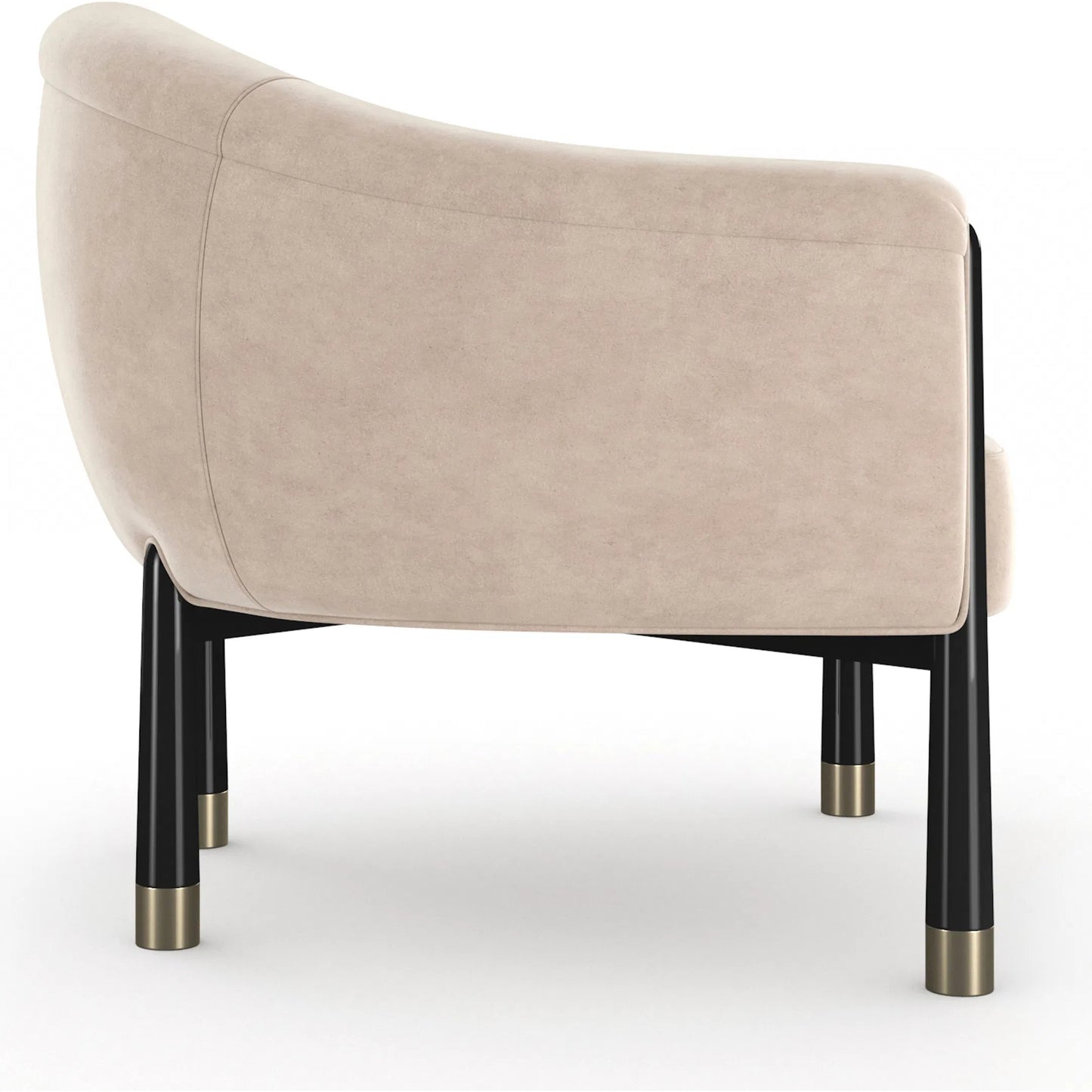 015 SI-2370717 | Additional Silo | Baton Accent Chair by Caracole in chocolate truffle, whisper of gold. Made from unique in a eclectic & global style.