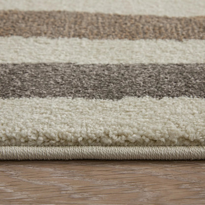 Eden EDN39QXF Rug by Feizy in ivory, brown, blue. Made from polypropylene in a unique style.