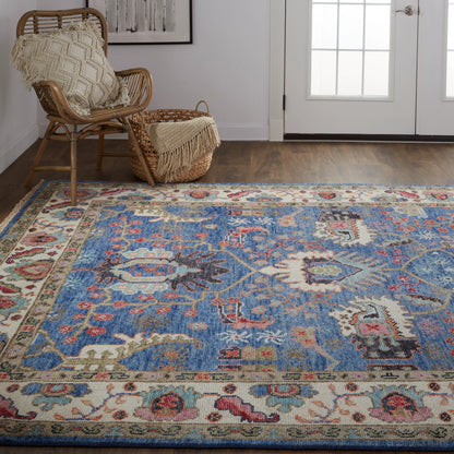 Beall Traditional Oriental Rug - 6708F by Feizy in blue, red. Made from wool in a unique style.