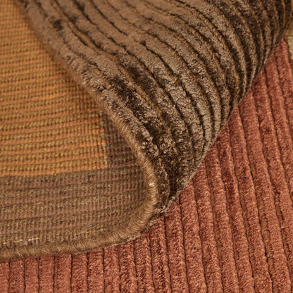 Keystone Rug - 7169F by Feizy in green, brown. Made from wool, viscose in a unique style.