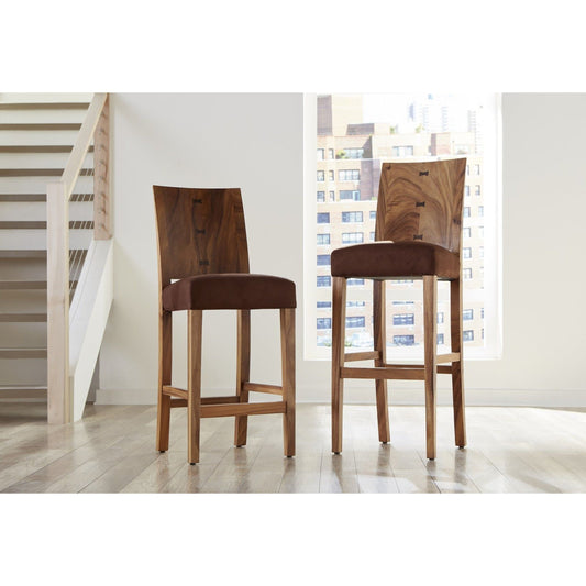 Origins Counter Stool by Phillips Collection in gray stone. Made from wood in a eclectic & global style.