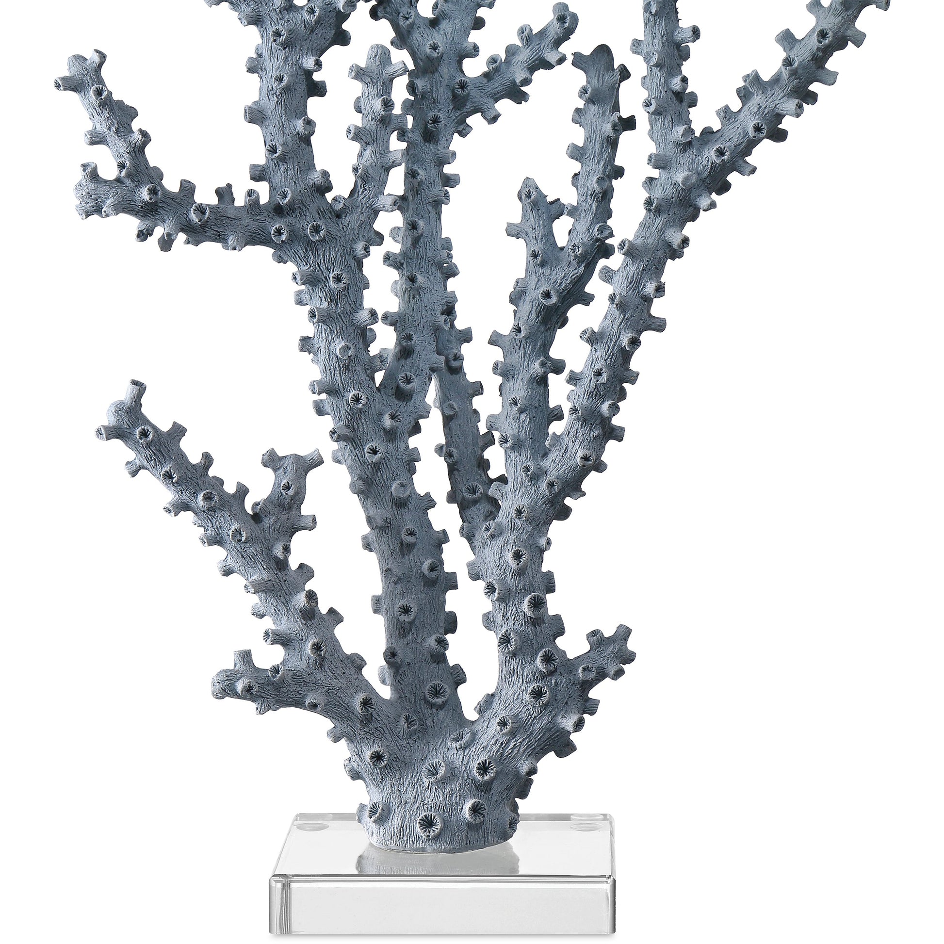 Coral Set by Currey and Company in blue, clear. Made from composite, acrylic in a modern style.