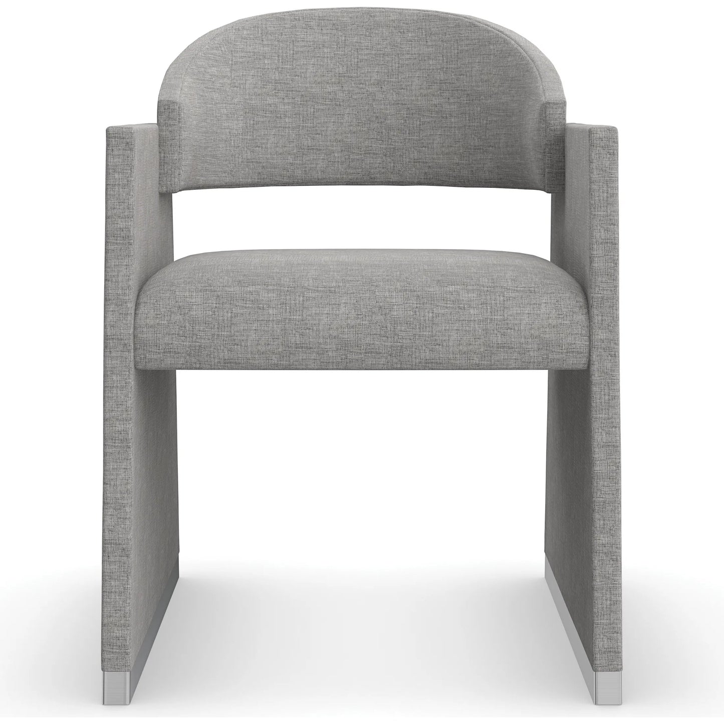 005 SI-2162890 | Additional Silo | Polish Off Dining Chair by Caracole in gray, silver and polished silver. Made from unique in a transitional style.