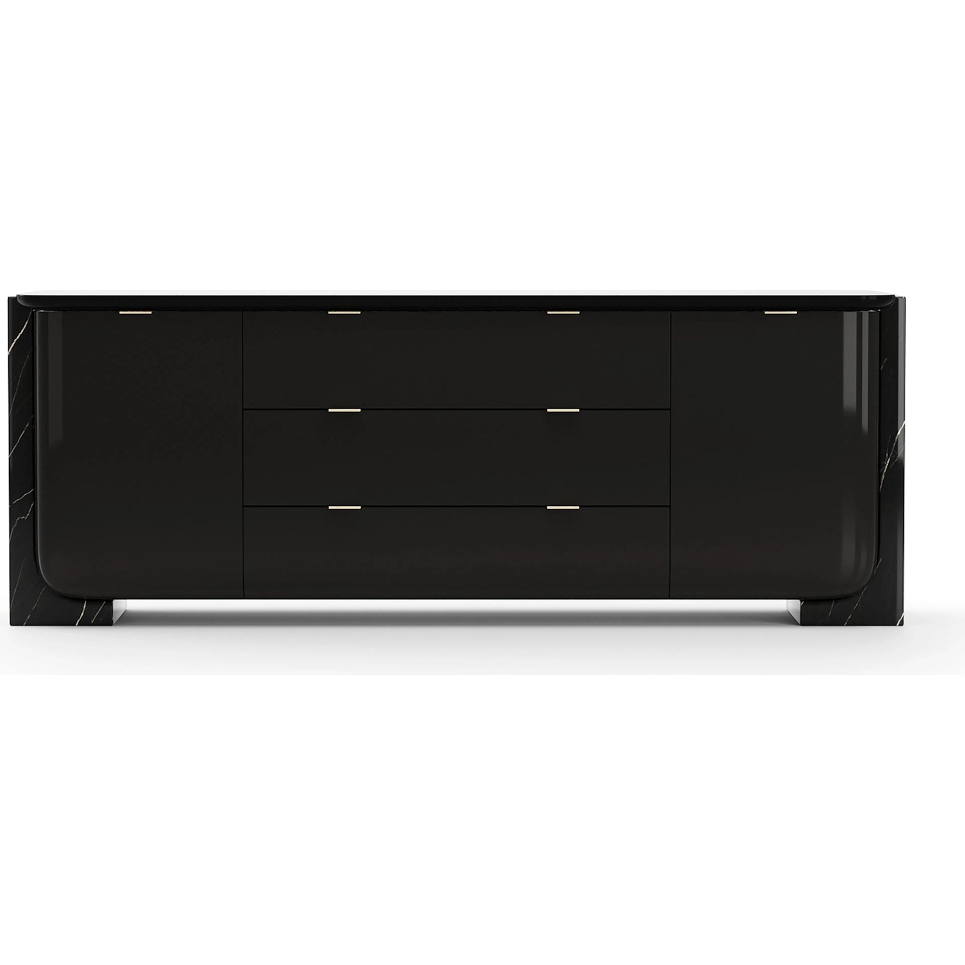 Overlap Sideboard by Caracole. Made from unique in a transitional style.