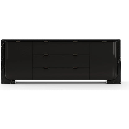 Overlap Sideboard by Caracole. Made from unique in a transitional style.