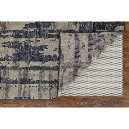Altmar Rug - T18T6035 by Thom Felicia by Feizy Rugs in blue, gray, taupe. Made from wool in a unique style.