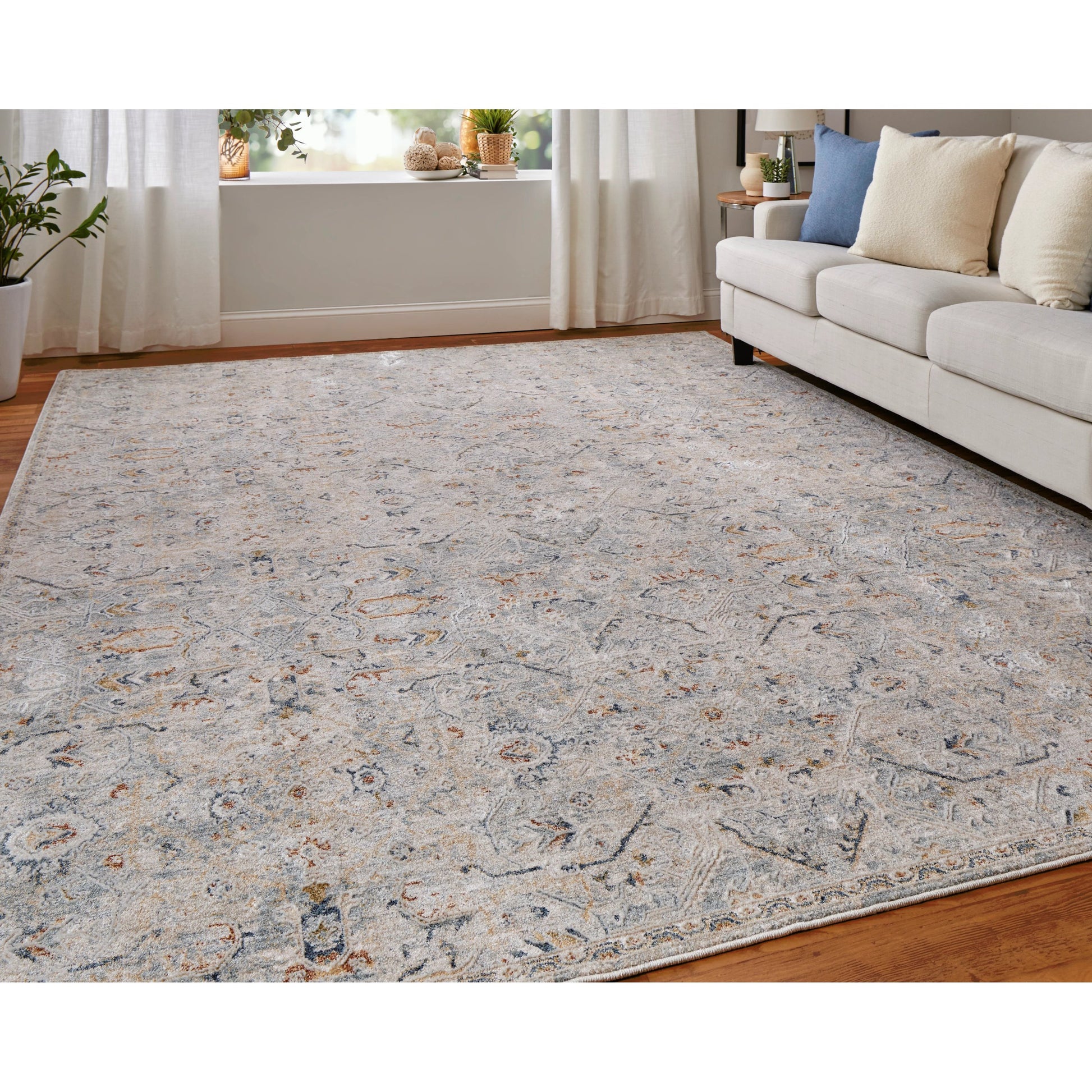 Pasha Transitional Rug - 39M6F by Feizy. Made from polyester in a unique style.