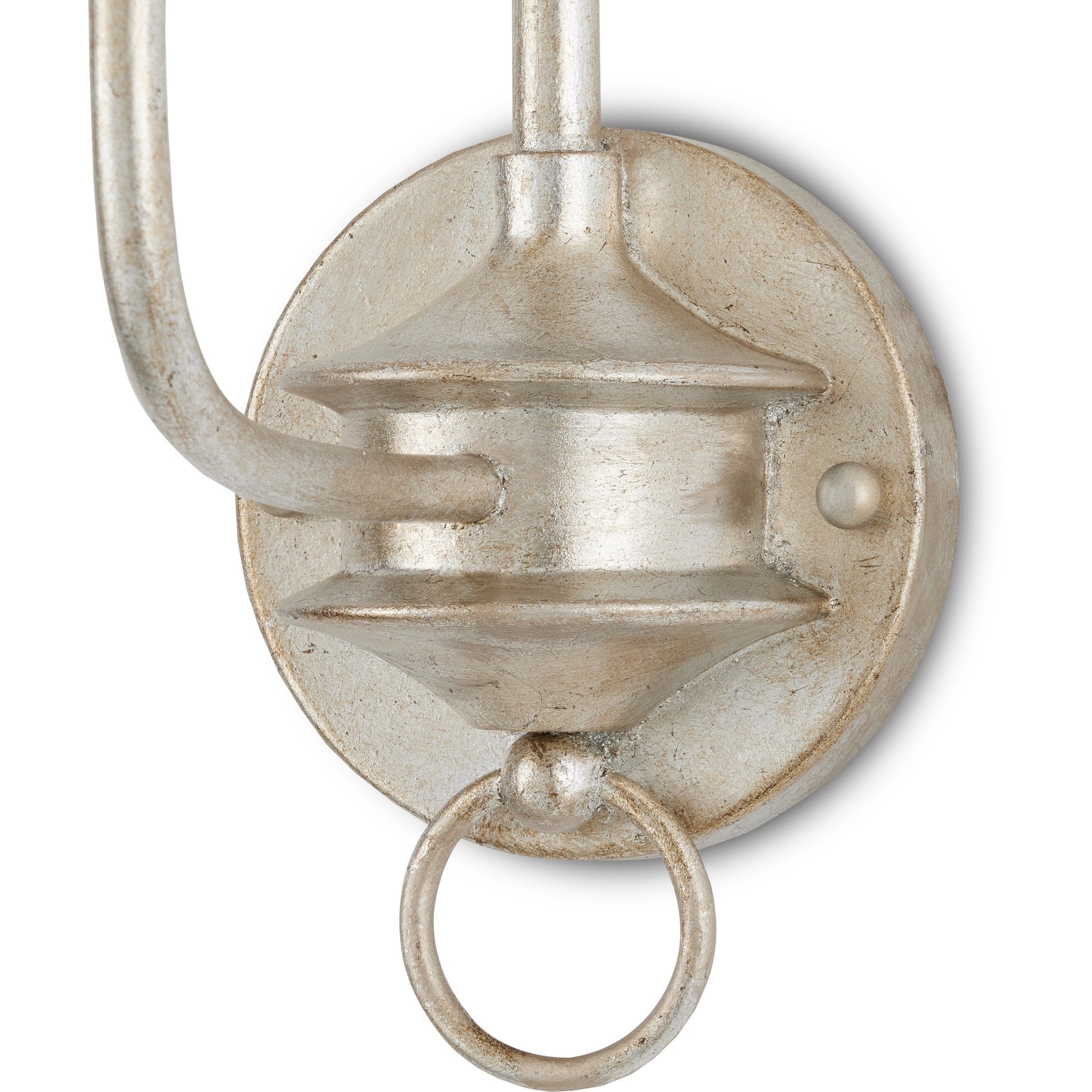 Nottaway Single Wall Sconce by Currey and Company. Made from wrought iron in a traditional style.