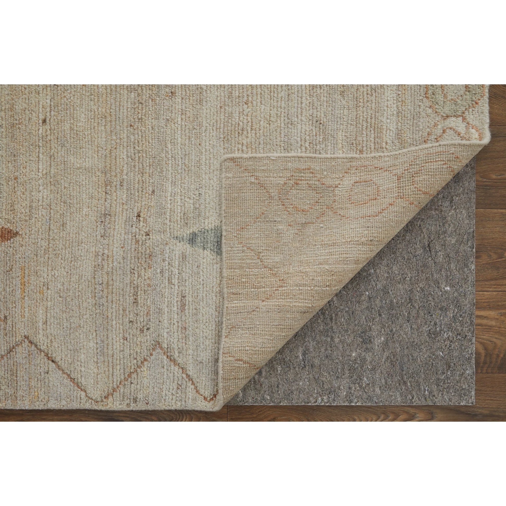 Kasbah Moroccan Rug - KAS69G1F by Feizy in tan, orange, gray. Made from wool in a unique style.