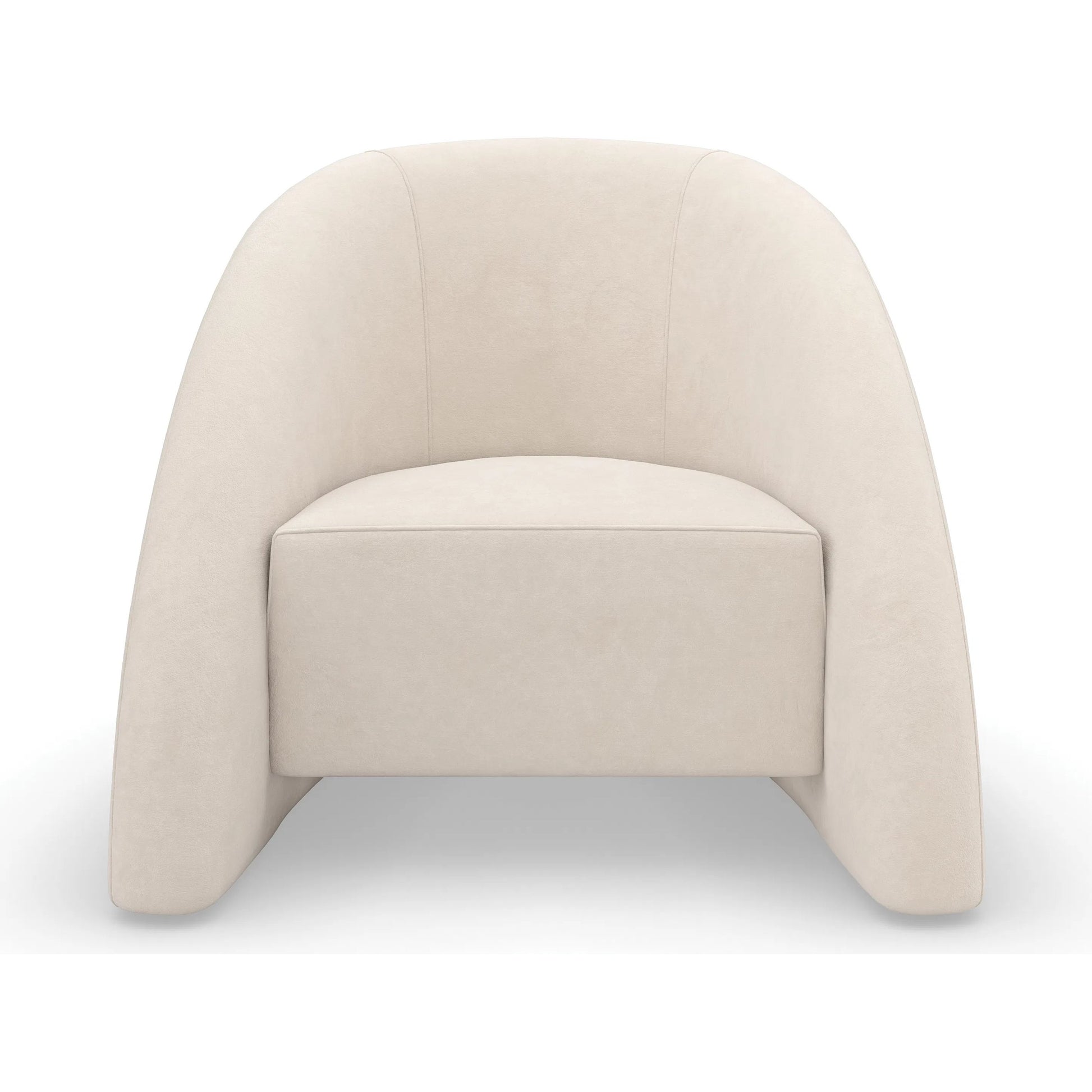 Movement Chair by Caracole in cream. Made from unique in a transitional style.