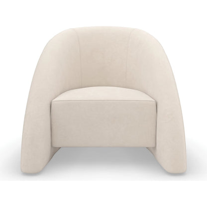 Movement Chair by Caracole in cream. Made from unique in a transitional style.