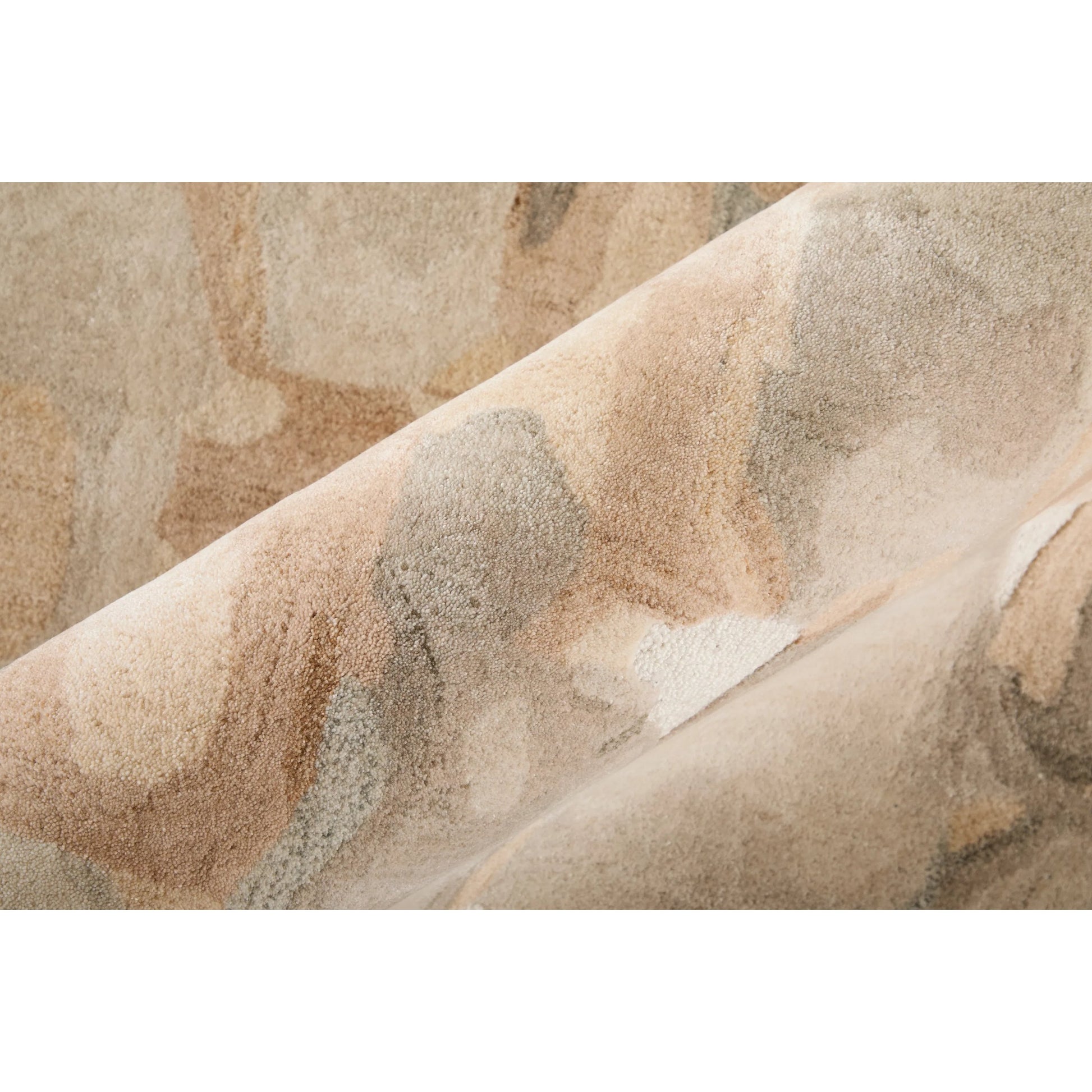 Kendall KDL8A61F Rug by Feizy in tan, gray, ivory. Made from viscose, wool in a unique style.