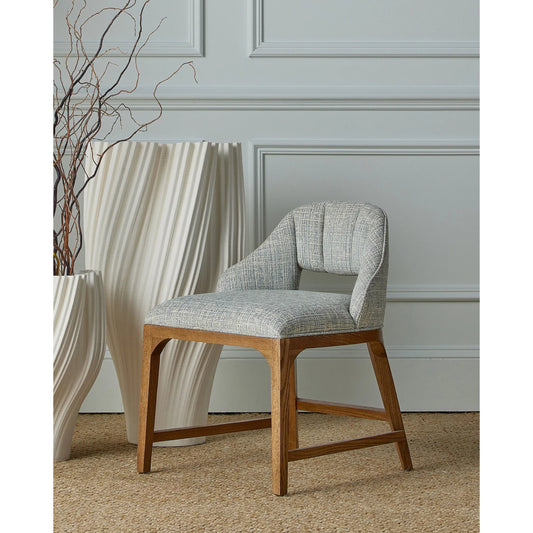 Inga Chair by Currey and Company in morel brown, greenlight powder. Made from red oak in a transitional style.