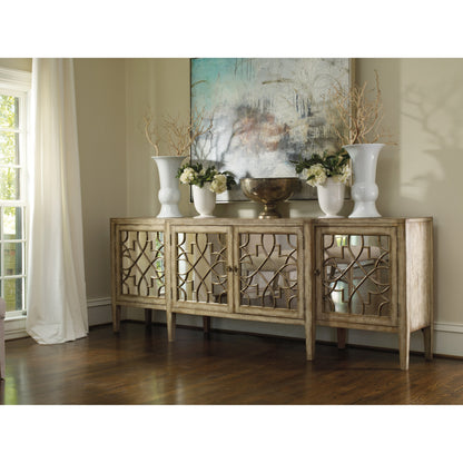 Sanctuary Four Door Console by Hooker Furniture. Made from unique in a modern style.