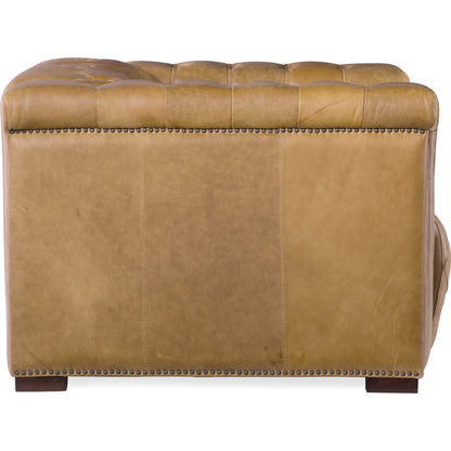 Savion Grandier Power Recliner by Hooker Furniture. Made from leather in a transitional style.