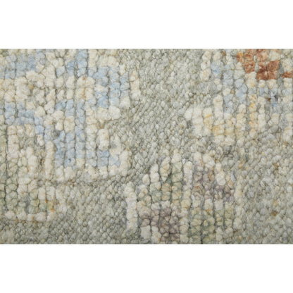 Grafton Traditional Ikat Rug - 69FNF by Feizy in gray, green, blue. Made from wool in a unique style.