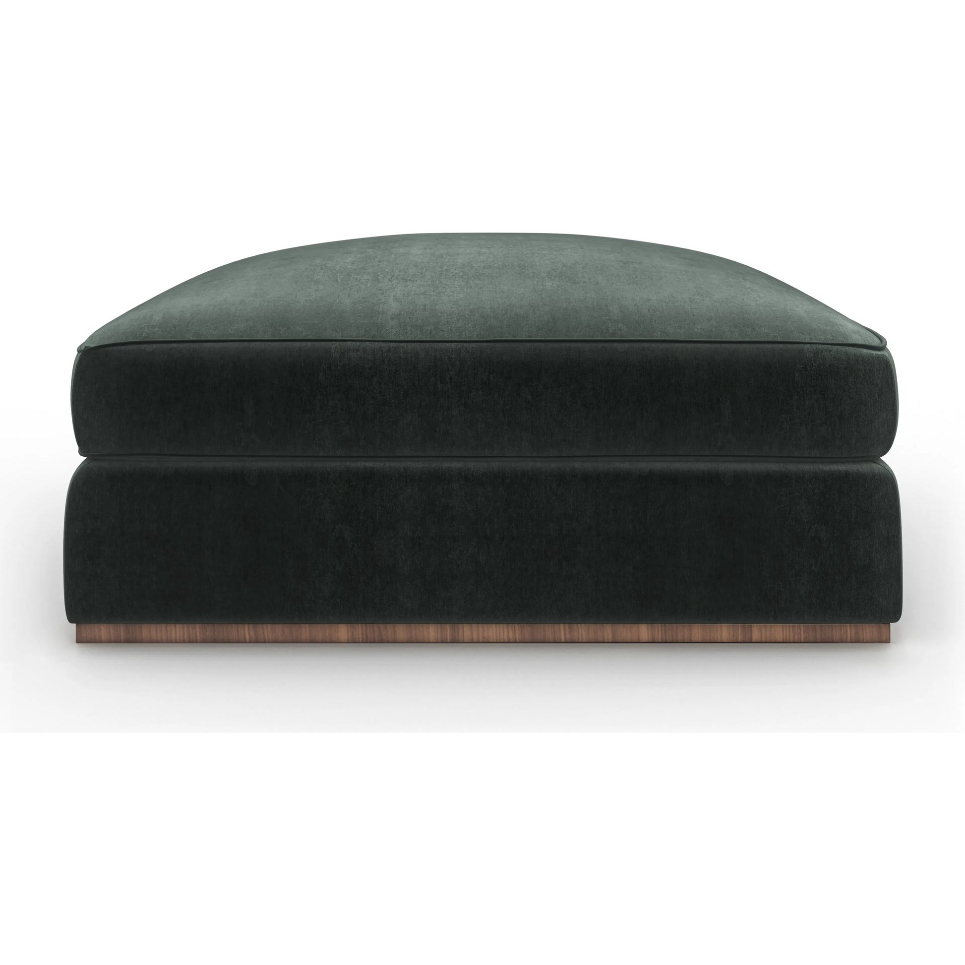Bello Ottoman by Caracole in retro walnut. Made from unique in a eclectic & global style.