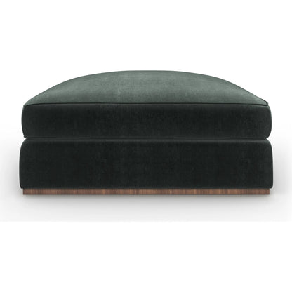 Bello Ottoman by Caracole in retro walnut. Made from unique in a eclectic & global style.