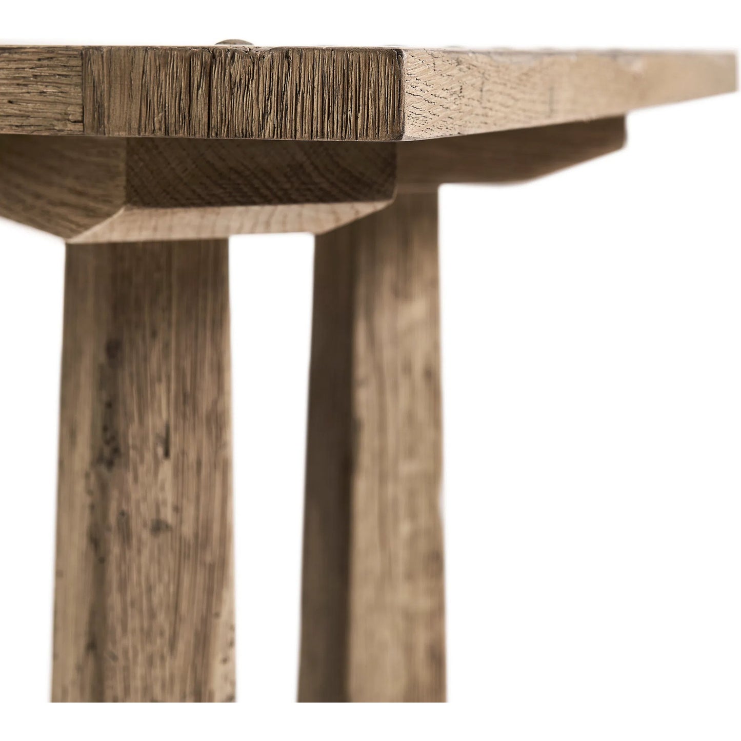 010 SI-2535715 | Closeup | Echo Canyon Square End Table by Jonathan Charles in faded oak. Made from main oak in a unique style.