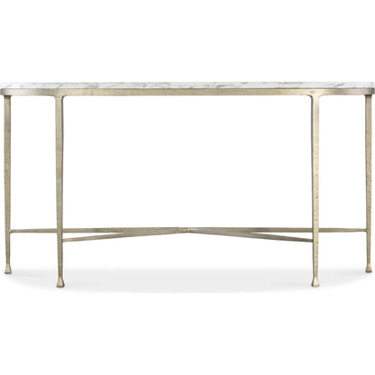 Jules Console Table by Hooker Furniture in champagne. Made from unique in a modern style.