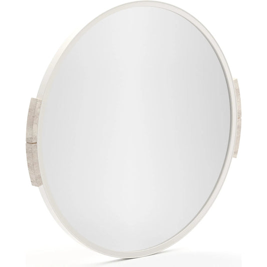 Overlap Wall Mirror by Caracole. Made from stone in a modern style.