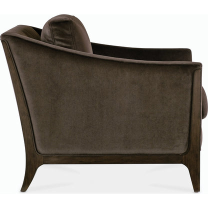 Sophia Chair by Hooker Furniture in rich cathedral cherry. Made from unique in a modern style.