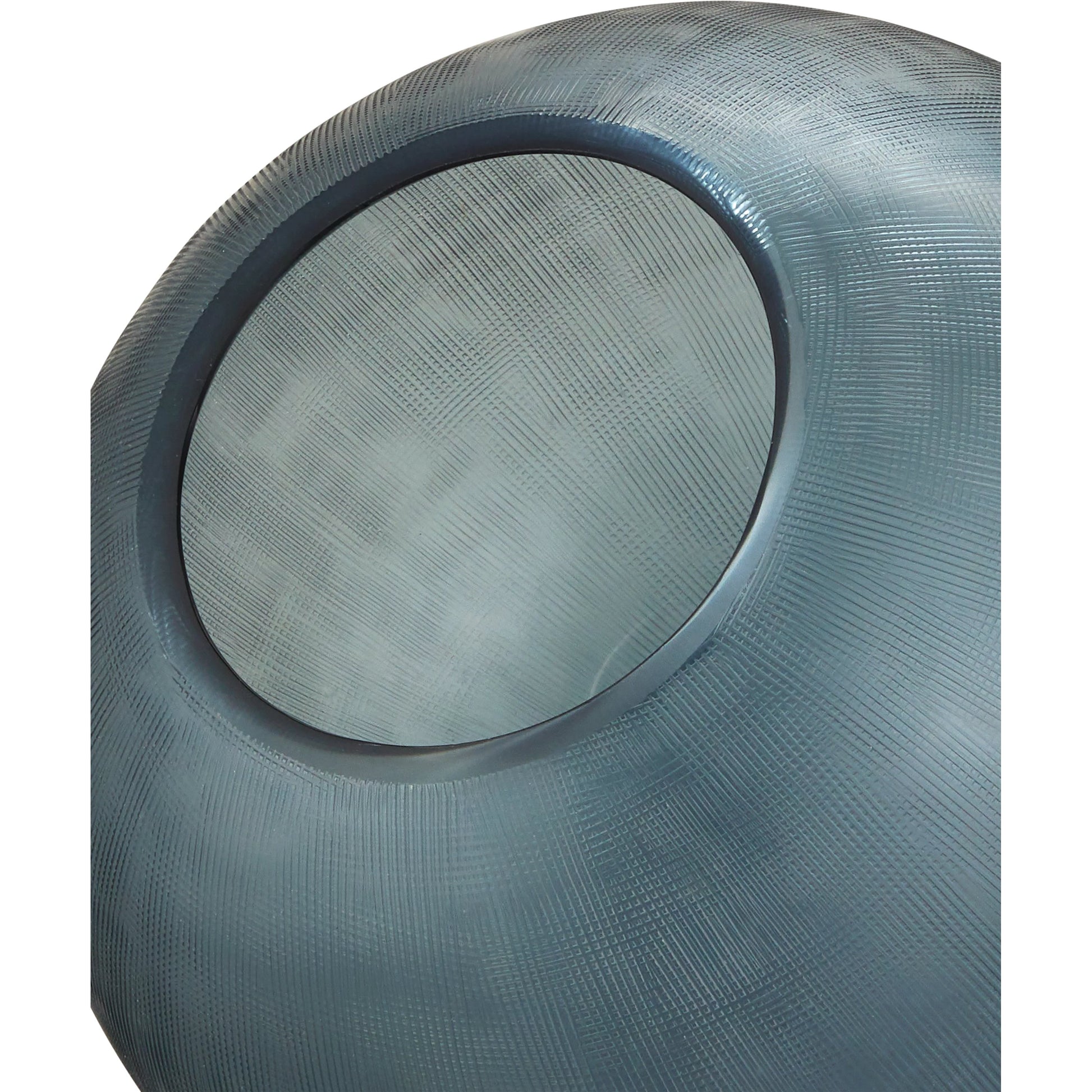 Fresno Orb Set by Currey and Company in indigo blue, natural. Made from glass, marble in a modern style.