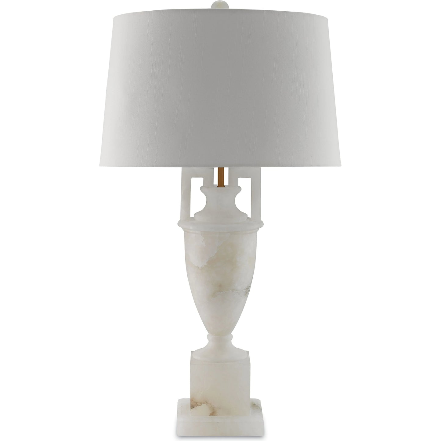 002 S-223093 | Additional Silo | Clifford Table Lamp by Currey and Company in natural, coffee bronze. Made from alabaster, metal in a traditional style.