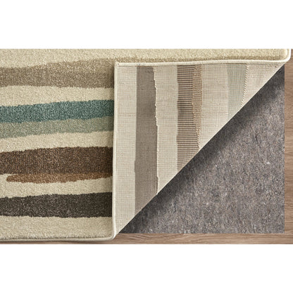 Eden EDN39QXF Rug by Feizy in ivory, brown, blue. Made from polypropylene in a unique style.