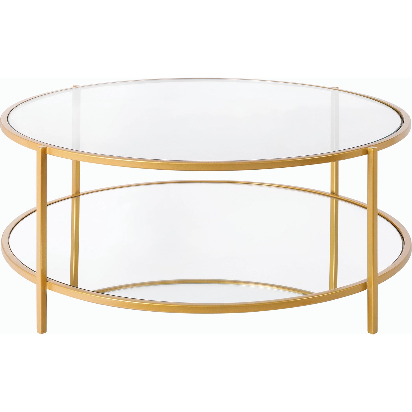 001 SI-1914545 | Primary Silo | Alecsa - 29277 by Livabliss. Made from top: glass, top: mirror, base: metal in a modern style.