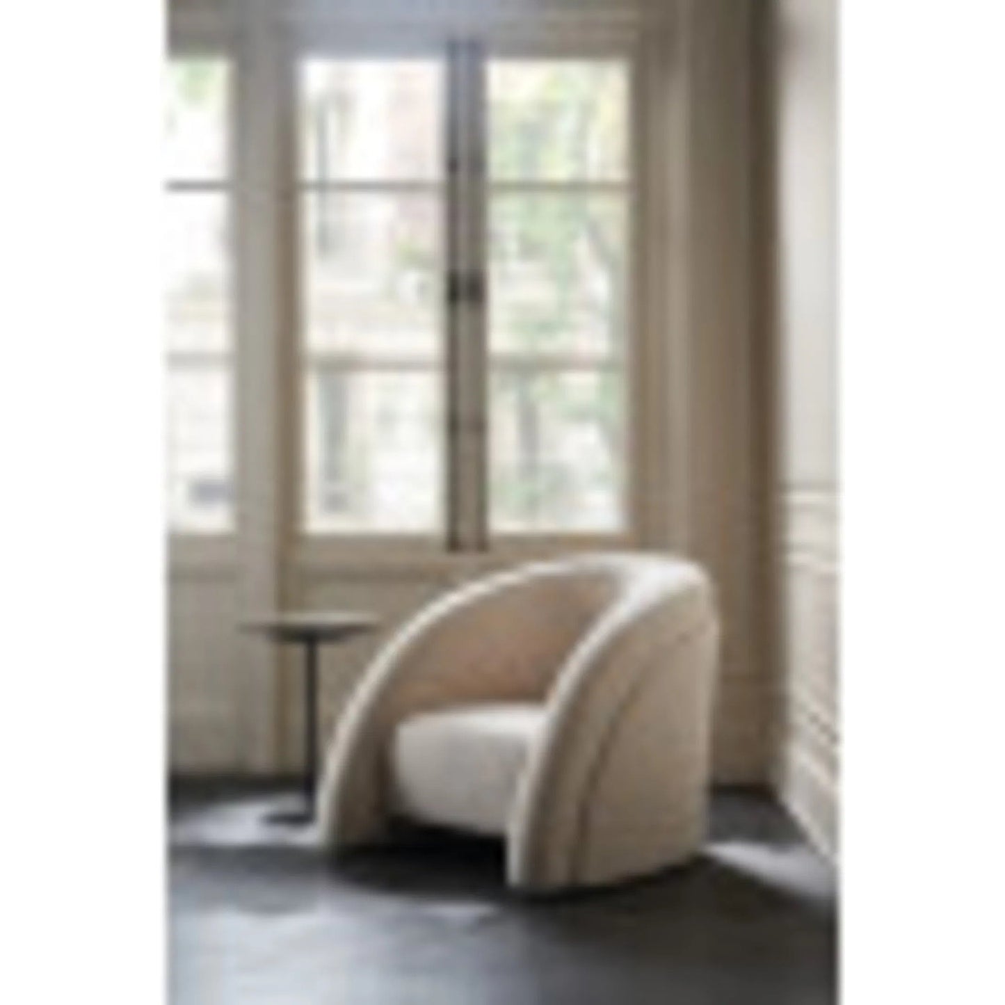 009 SI-2526391 | Lifestyle | Movement Chair by Caracole in cream. Made from unique in a transitional style.