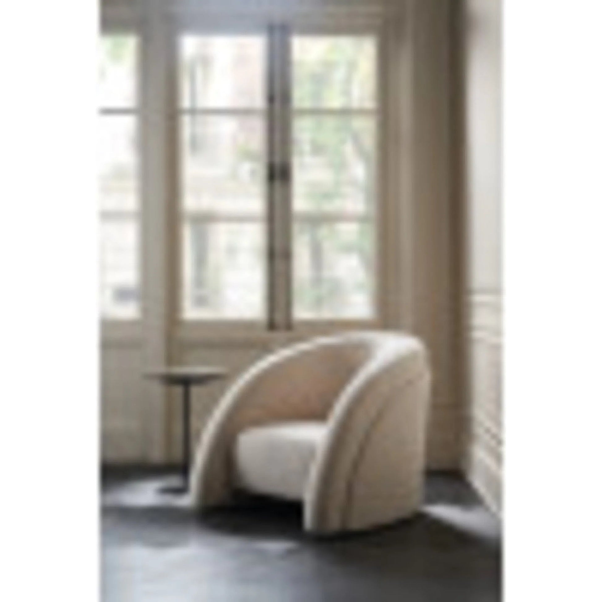 Movement Chair by Caracole in cream. Made from unique in a transitional style.