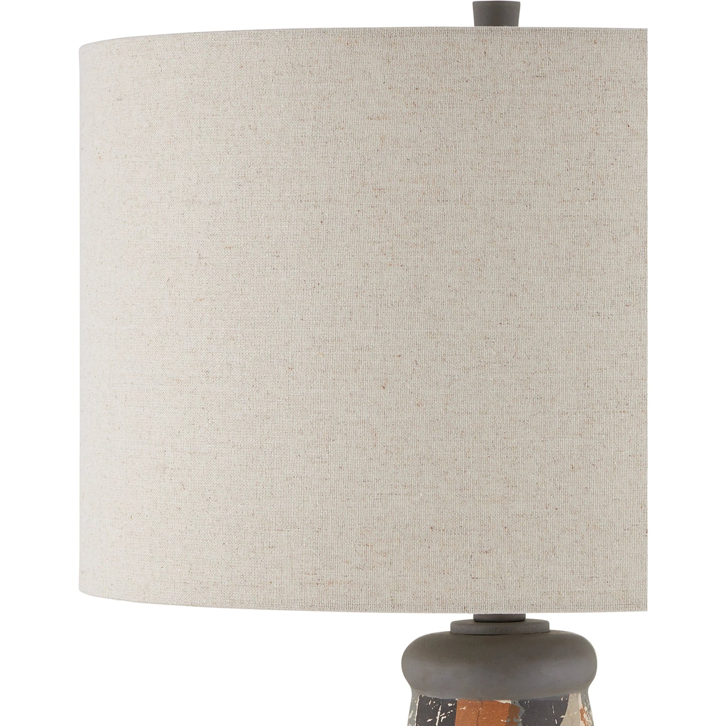003 SI-2191794 | Additional Silo | Oldwalls Table Lamp by Currey and Company in charcoal gray, matte black, brown. Made from concrete in a modern style.