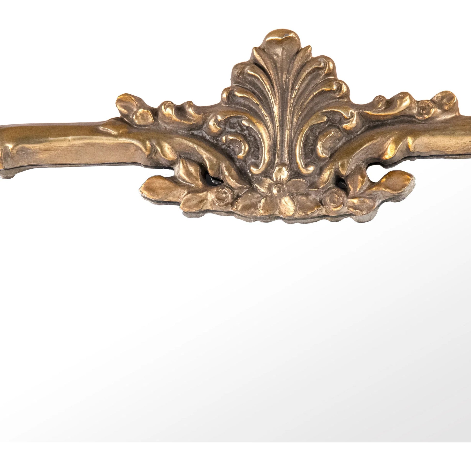 Rami Mirror by Zentique in distressed gold. Made from iron, mirror, mdf in a traditional style.