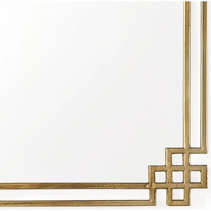 Maeve Mirror by Zentique in antique gold. Made from iron, mirror, mdf in a modern style.