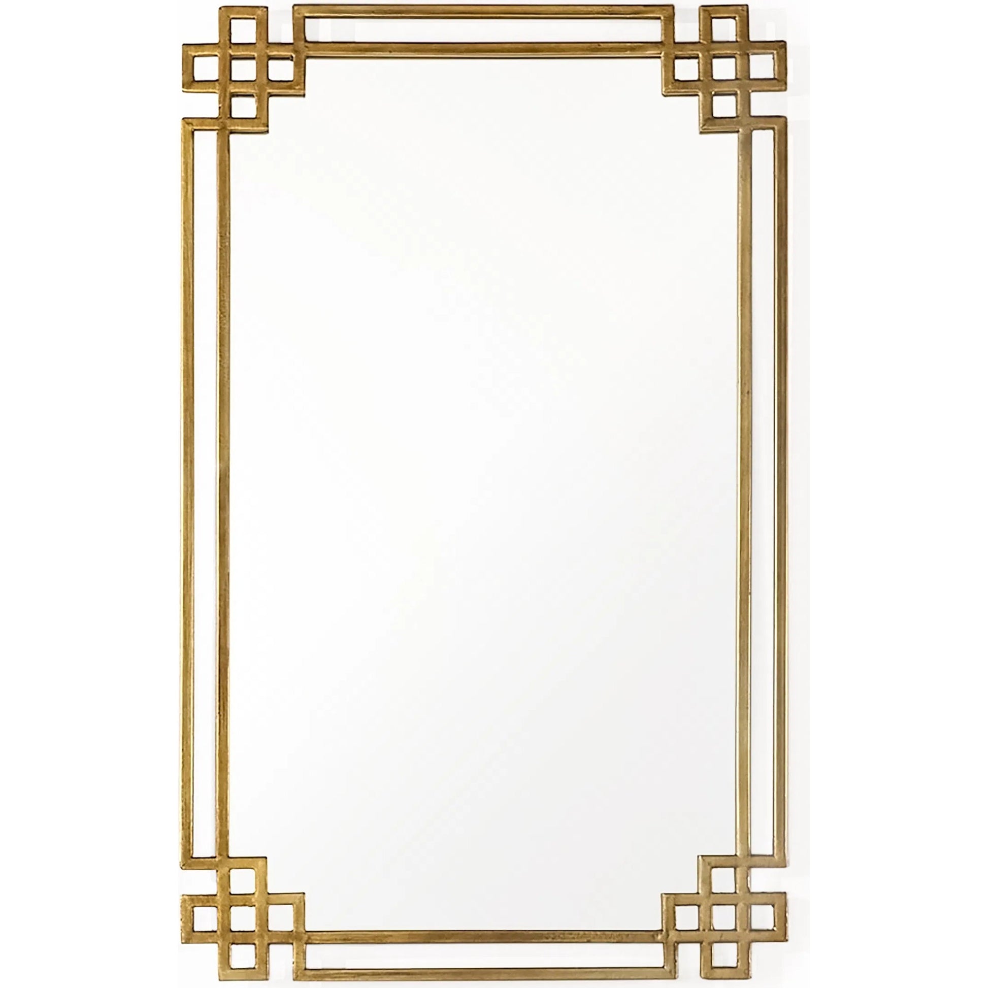 Maeve Mirror by Zentique in antique gold. Made from iron, mirror, mdf in a modern style.