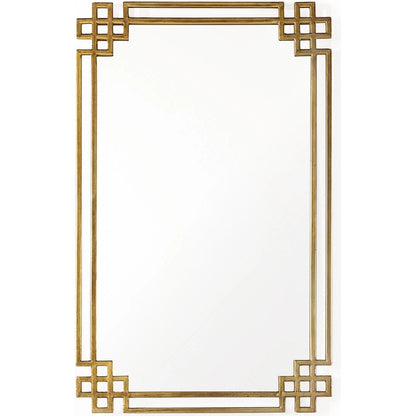 Maeve Mirror by Zentique in antique gold. Made from iron, mirror, mdf in a modern style.