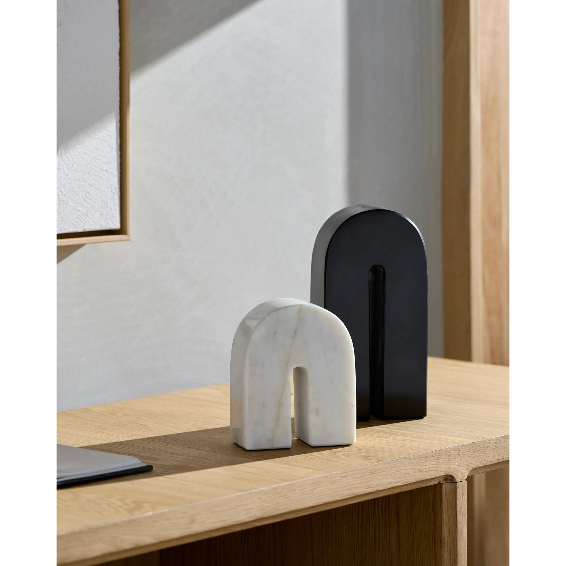 Calenzana Decorative Sculpture - 540614 by Surya in natural. Made from marble in a modern style.