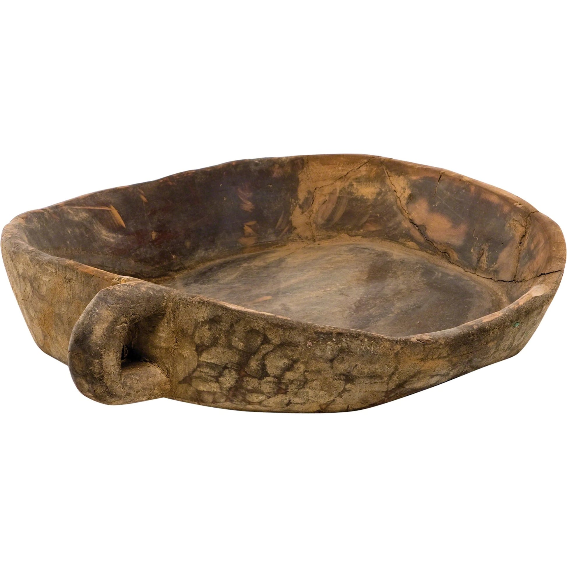 Wooden Tray Chipatti Bowl by Global Views. Made from recycled wood, artifact in a eclectic & global style.