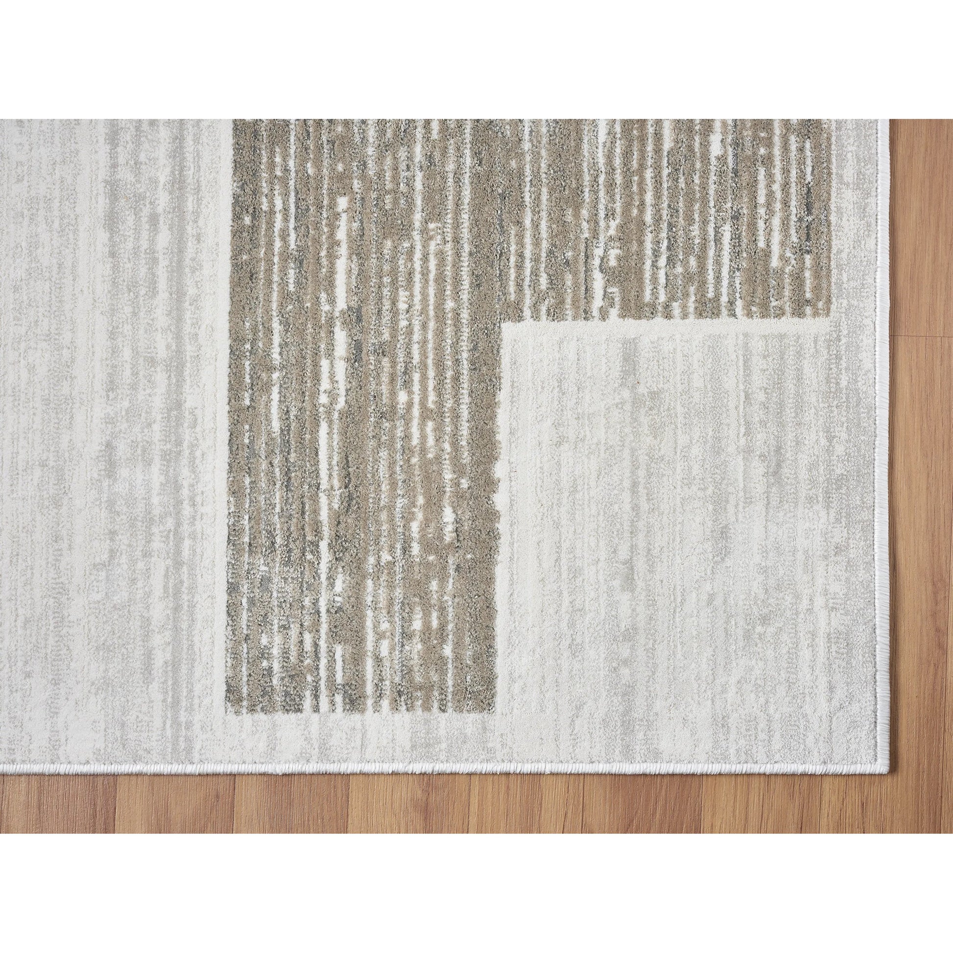 Ember Rug - EB2001 by Kalaty in grey. Made from polyester in a unique style.